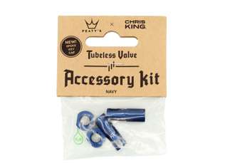 Valve Tubeless Peaty'S X Chris King Mk2 Navy Accessory Kit 