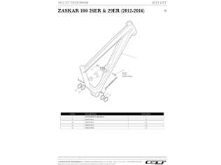 Surub pivotare GT Zaskar M4 Male V2 1x