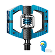 Pedale Crankbrothers Mallet E Electric Blue